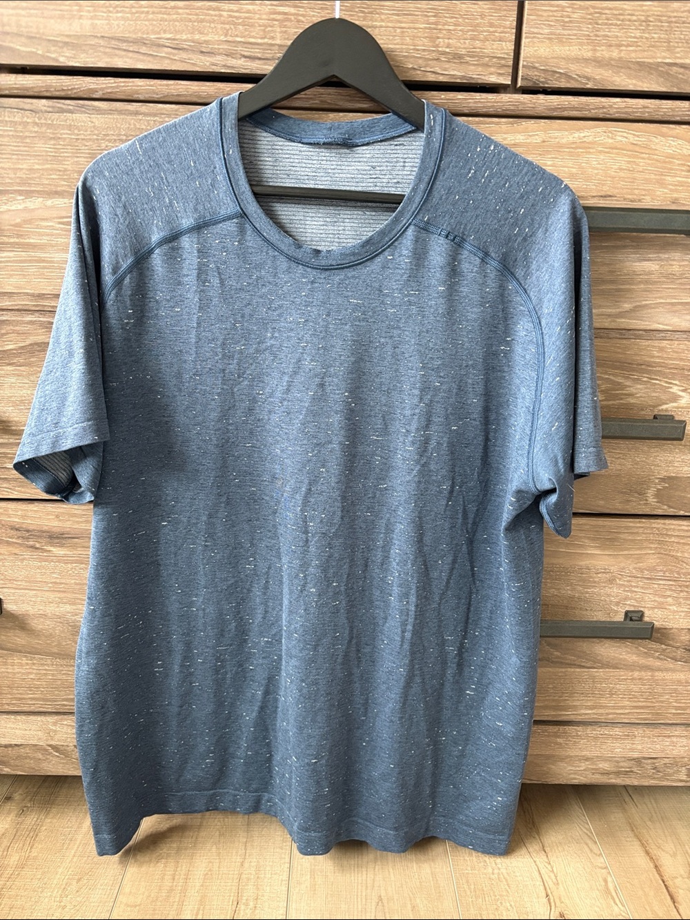 lululemon athletica Navy Heather Short-Sleeve Crew